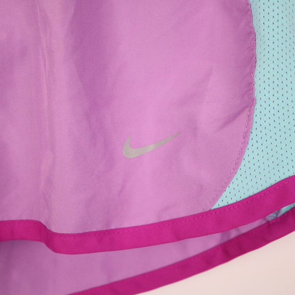 Nike Dri-Fit Womens XS Purple/Teal 5K Lined Running Shorts - Picture 4 of 5